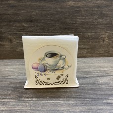 Napkin holder 12 cm No. 4 coffee 